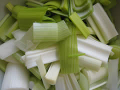 It wouldn't be cock-a-leekie without leeks