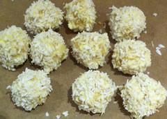 The finished snowballs