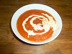 The finished soup