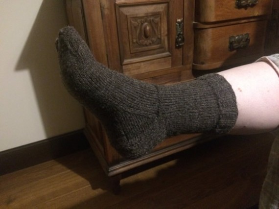 Dan's first sock