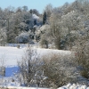 I love the the way the sun hits the ice particals in the snow and makes them sparkle.
