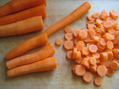 Fresh carrots