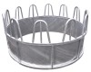 Tombstone Galvanised Cattle Feeder - Heavy 7ft 6in Dia. 3ft 9in High