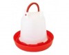 3L Red & White Drinker with Handle 