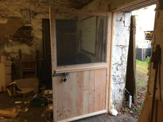 New byre door