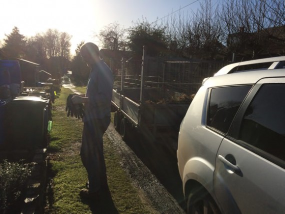 Allotment visit