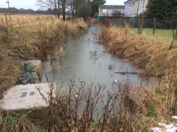 Ditch at Macdonald Smith Drive