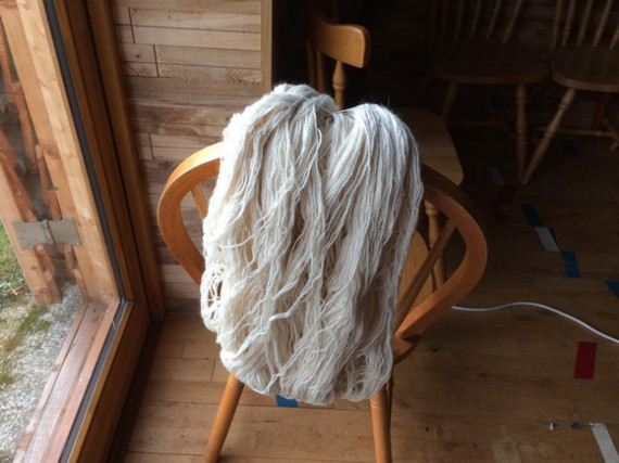 Wool / alpaca yarn