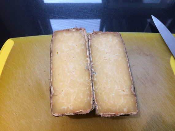 Home-made cheddar