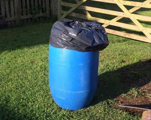 Blue barrel silage