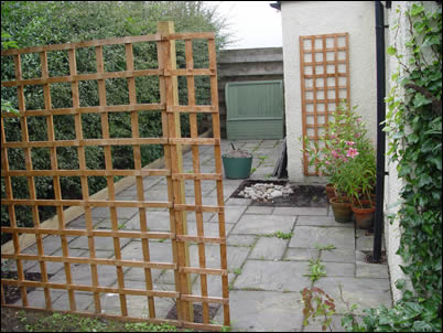 Courtyard getting there, 2nd August 2004