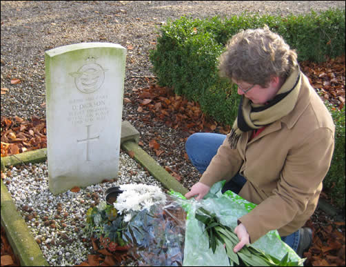 David Dickson's grave in Brielle