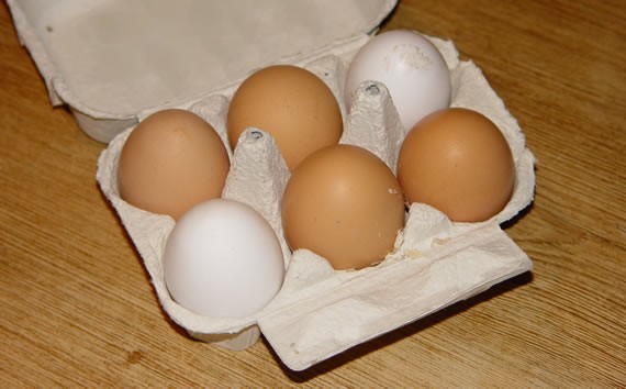 Eggs in a box