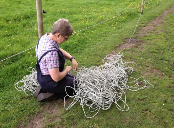 Electric fence spaghetti