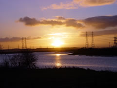 Sunrise over the River Forth