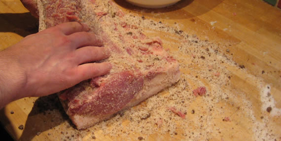 Making bacon