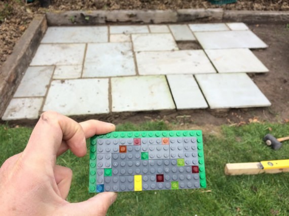 Patio LEGO plan