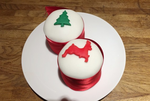 Mini xmas cakes