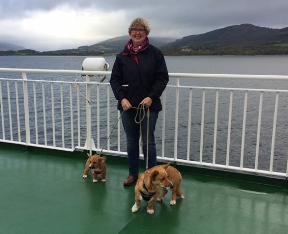 On the boat to Bute