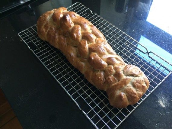 8 strand plaited loaf
