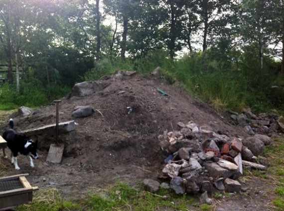 Rubble pile