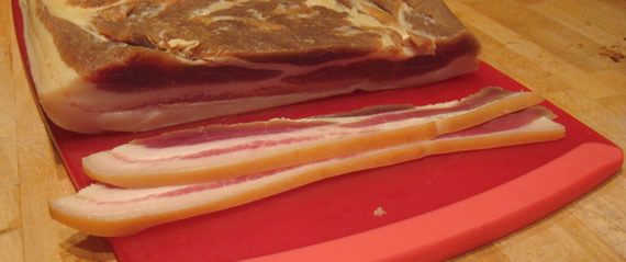 Streaky bacon