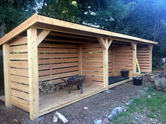 Wood store completion